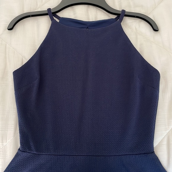 love...ady Dresses & Skirts - Navy Fit & Flare Dress